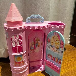 Vintage Mattel Barbie movie Swan Lake Enchanted Castle Playset 2002 as is
